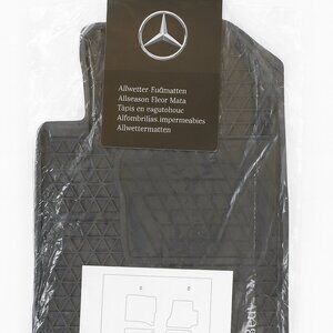 Genuine Mercedes-Benz AllSeason Floor Mats OEM A2136800106Black Classic Set-I002